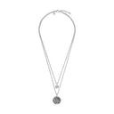 TOM TAILOR women's necklace, stainless steel with rose gold IP plating, silver, view 3