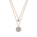 TOM TAILOR women's necklace, stainless steel with rose gold IP plating, rose-coloured, main image
