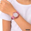 TOM TAILOR girls' watch, stainless steel, pink, view 2