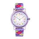 TOM TAILOR girls' watch, stainless steel, purple, main image