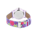 TOM TAILOR girls' watch, stainless steel, purple, back