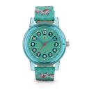 TOM TAILOR boys' dinosaur watch in stainless steel