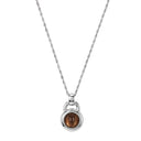 JOOP! Halskette Damen, Edelstahl IP silber, Glas braun, Hauptbild