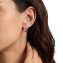 NOELANI Ohrring (Creolen) Damen, 925 Silber rhodiniert, Ansicht 2