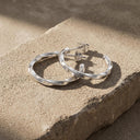 NOELANI Ohrring (Creolen) Damen, 925 Silber rhodiniert, Ansicht 4