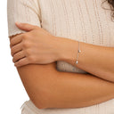 NOELANI Armband Damen, 925 Silber rhodiniert, Zirkonia weiß, Ansicht 2