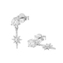 NOELANI Ohrring (Ohrhänger) Damen, 925 Silber rhodiniert, Motiv Stern, Zirkonia weiß, Hauptbild