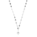 NOELANI Halskette Damen, 925 Silber rhodiniert, Motiv Stern, Zirkonia weiß, Hauptbild