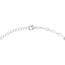 NOELANI Halskette Damen, 925 Silber rhodiniert, Motiv Stern, Zirkonia weiß, Verschluss