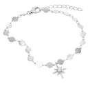 NOELANI Armband Damen, 925 Silber rhodiniert, Motiv Stern, Zirkonia weiß, Ansicht 3