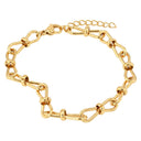 NOELANI Armband Damen, Edelstahl IP gold, Ansicht 3