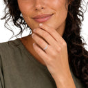 NOELANI Ring Damen, 925 Silber rhodiniert, Zirkonia weiß, Ansicht 2