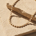 NOELANI Halskette Damen, Edelstahl IP gold, Zirkonia weiß, Ansicht 6