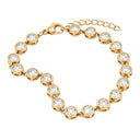 NOELANI Armband Damen, Edelstahl IP gold, Zirkonia weiß, Ansicht 3