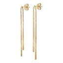 AMOR Ohrring (Ohrhänger) Damen, Edelstahl IP gold, Ansicht 3