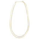AMOR Halskette Damen, Edelstahl IP gold, Ansicht 3