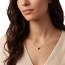 AMOR Halskette Damen, Edelstahl IP gold, Motiv Herz, Ansicht 2