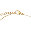 AMOR Halskette Damen, Edelstahl IP gold, Motiv Herz, Verschluss