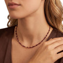 AMOR Halskette Damen, Edelstahl IP gold, Steel Beads gold, Ansicht 2