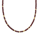 AMOR Halskette Damen, Edelstahl IP gold, Steel Beads gold, Hauptbild