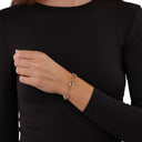KILIAN KERNER unisex bracelet in stainless steel, gold IP plating, view 2