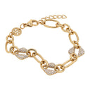 KILIAN KERNER unisex bracelet in stainless steel, gold IP plating, view 3