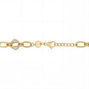 KILIAN KERNER unisex bracelet in stainless steel, gold IP plating, clasp