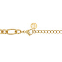 KILIAN KERNER unisex fancy chain necklace in stainless steel, gold IP plating, clasp