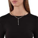 KILIAN KERNER unisex snake chain necklace in stainless steel, view 2