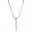 KILIAN KERNER unisex snake chain necklace in stainless steel, main image