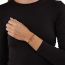 KILIAN KERNER unisex bracelet in stainless steel, gold IP plating, view 2