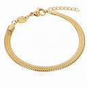 KILIAN KERNER unisex bracelet in stainless steel, gold IP plating, view 3