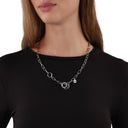 KILIAN KERNER unisex bicycle chain necklace in stainless steel, view 2