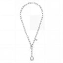KILIAN KERNER unisex bicycle chain necklace in stainless steel, view 3