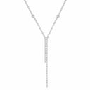KILIAN KERNER Unisex Tenniskette in Edelstahl, Zirkonia weiß, Hauptbild