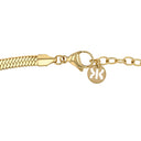 KILIAN KERNER unisex snake chain necklace in stainless steel, gold IP plating, clasp