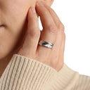 AMOR Ring Unisex, 925 Silber rhodiniert, Ansicht 2