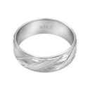AMOR Ring Unisex, 925 Silber rhodiniert, Ansicht 4