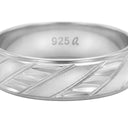 AMOR Ring Unisex, 925 Silber rhodiniert, Ansicht 5