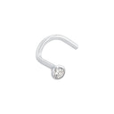 AMOR Piercing (Stecker) Damen, 925 Silber rhodiniert, Zirkonia weiß, Hauptbild