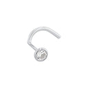 AMOR Piercing (Stecker) Damen, 925 Silber rhodiniert, Zirkonia weiß, Hauptbild