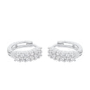 AMOR Ohrring (Creolen) Damen, 925 Silber rhodiniert, Ansicht 5