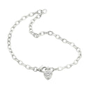AMOR unisex bracelet, rhodium-plated 925 sterling silver, view 3