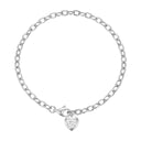 AMOR unisex bracelet, rhodium-plated 925 sterling silver, main image