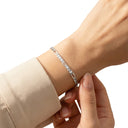 AMOR unisex bracelet, rhodium-plated 925 sterling silver, view 2
