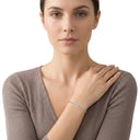 AMOR Armband Unisex, 925 Silber rhodiniert, am Model