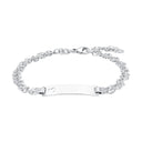 AMOR Armband (Identband) Unisex, 925 Silber rhodiniert, Motiv Herz, Ansicht 3