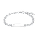 AMOR Armband (Identband) Unisex, 925 Silber rhodiniert, Motiv Herz, Hauptbild