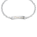 AMOR Armband (Identband) Unisex, 925 Silber rhodiniert, Motiv I love you, Ansicht 3