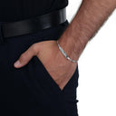 AMOR Armband (Identband) Unisex, 925 Silber rhodiniert, Motiv I love you, Ansicht 2